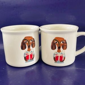 Potterybarn Denise Fiedler Coffee Mug 2 pc Set
